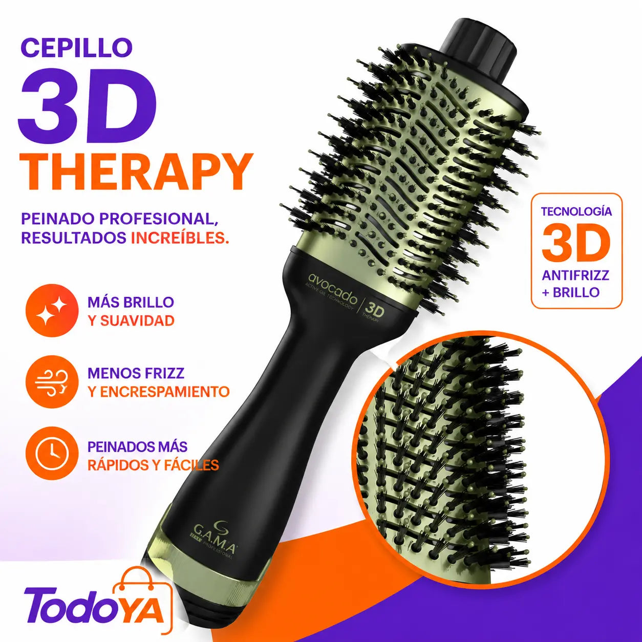 Cepillo Secador Giratorio Avocado™ + Depiladora Láser de Regalo  [ ULTIMAS UNIDADES ]
