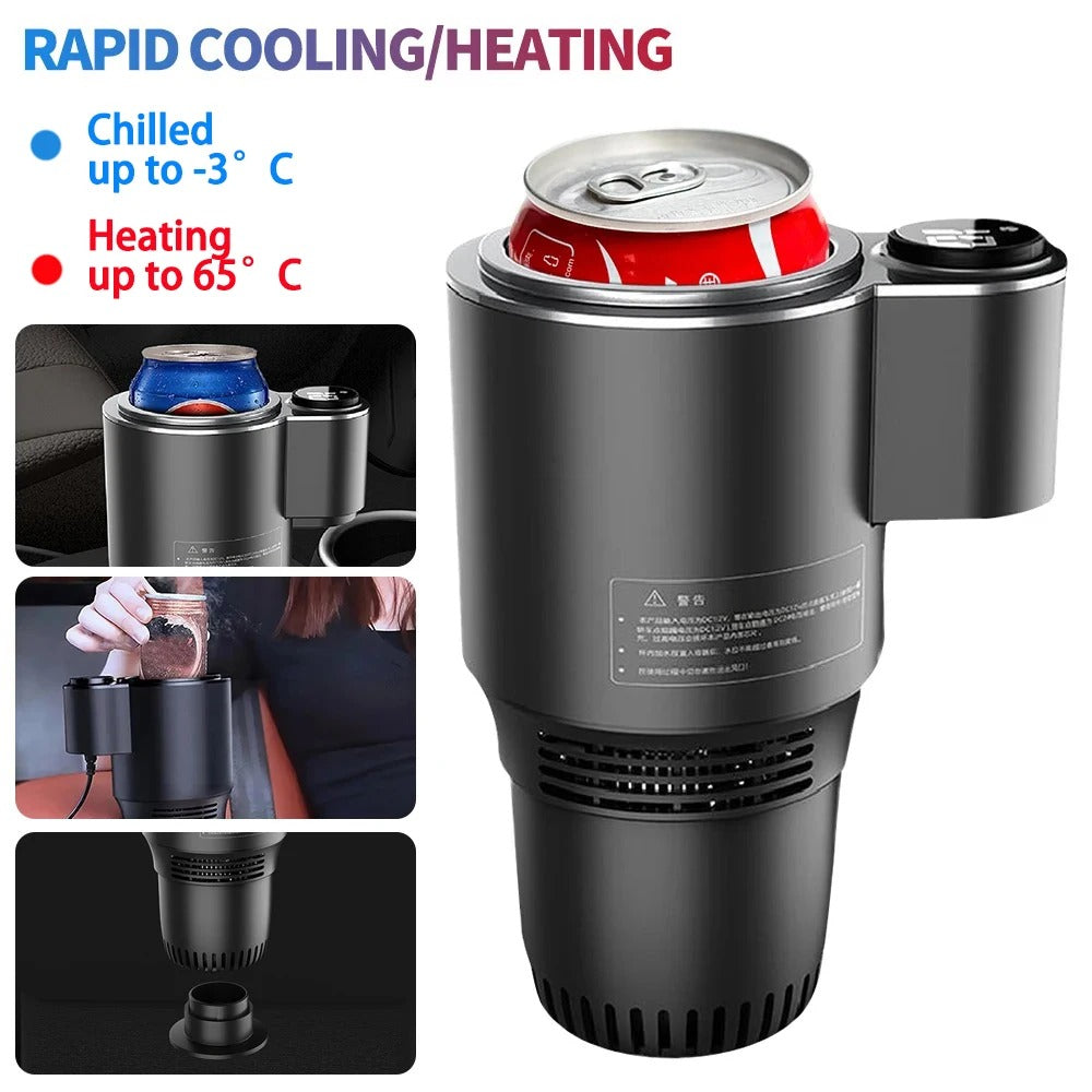 Refrigerador Portátil Para Automovil [PARA BEBIDAS FRÍAS Y CALIENTES]
